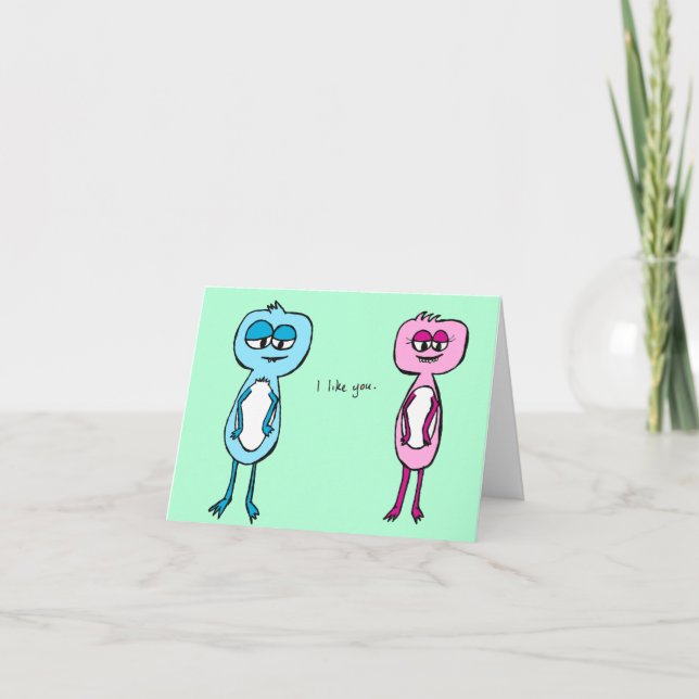je vous aime - carte de monstre (Devant)