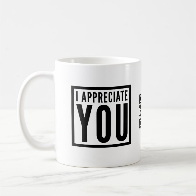 Je vous apprécie tasse de café (Gauche)
