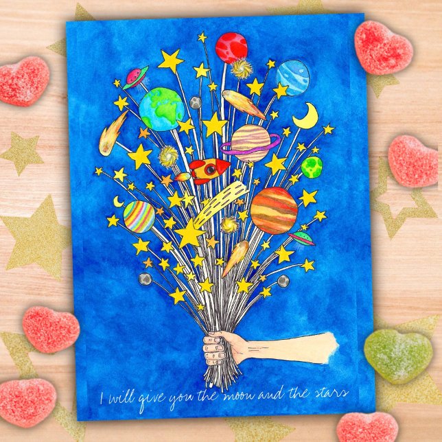 Je vous donnerai la lune et la carte postale des é (Créateur téléchargé)