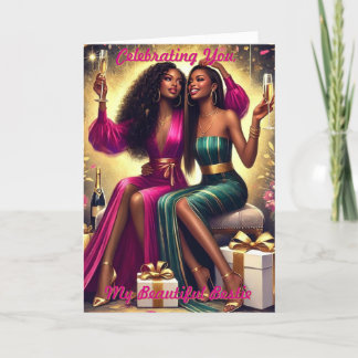 Je Vous Fête, Ma Belle Carte D'Anniversaire Bestie