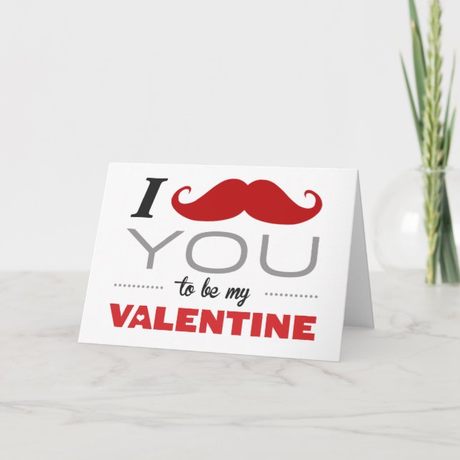 Je Vous Met Pour Être Ma Carte De Voeux Valentin (Devant)