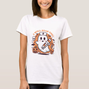 Je vous poignarderai un t-shirt halloween