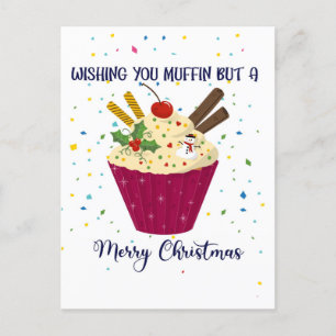 Je vous souhaite un muffin mais une Carte de Noël 