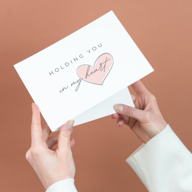 Je Vous Tiens Dans Mon Coeur Carte De Voeux (Créateur téléchargé)