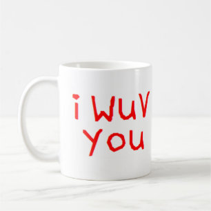 je vous wuv tasse de café
