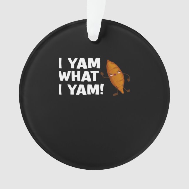 Je Yam Ce Que Je Yam Funny Food Lover Classique (devant)
