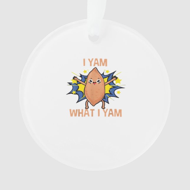 Je Yam Ce Que Je Yam Funny Sweet Potato Thanksgivi (devant)