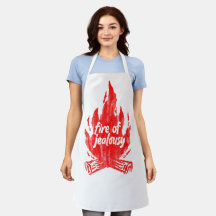 Jealous fire illustration