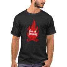 Jealous fire illustration
