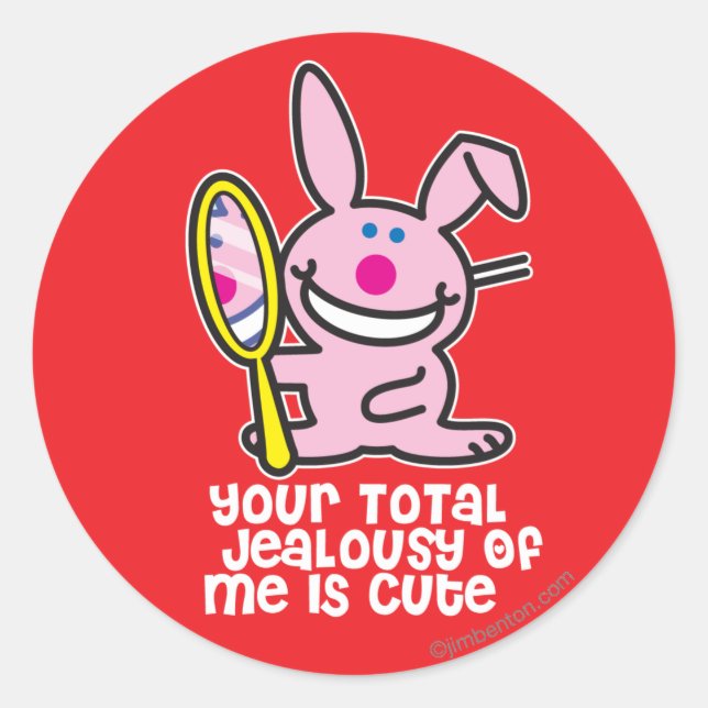 Jealousy Classic Round Sticker (Front)