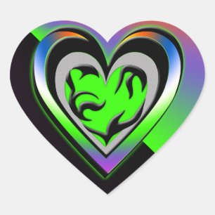 Jealousy Heart Sticker