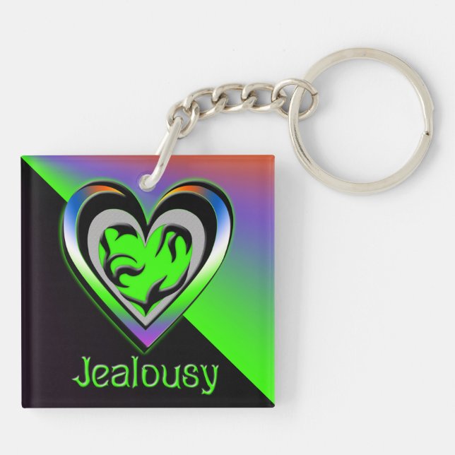 Jealousy Keychain (Back)