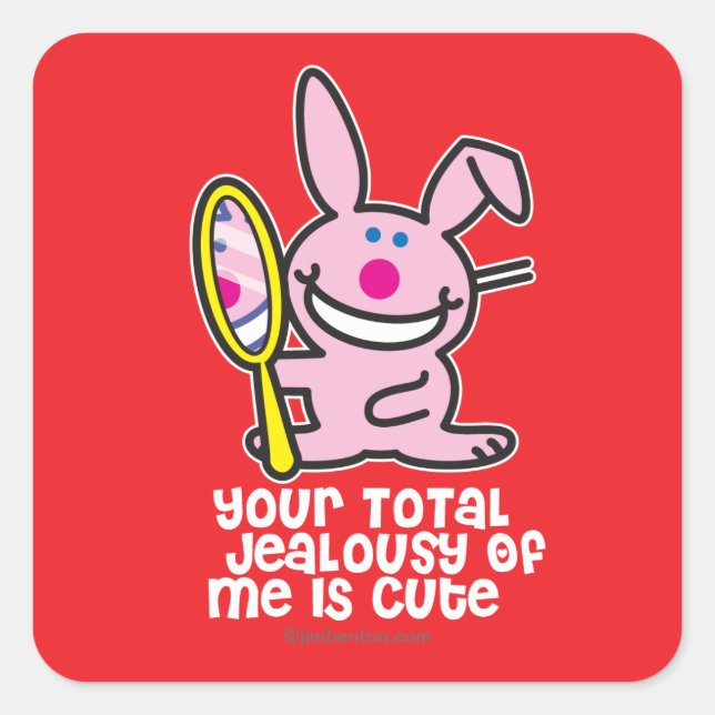 Jealousy Square Sticker (Front)
