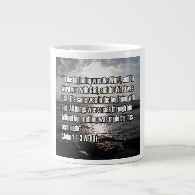 Jean 1:1-3 WEBU Mug (Devant)