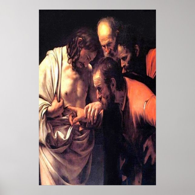 Jean 20:24-29 Poster Mon Seigneur et Mon Dieu (Devant)