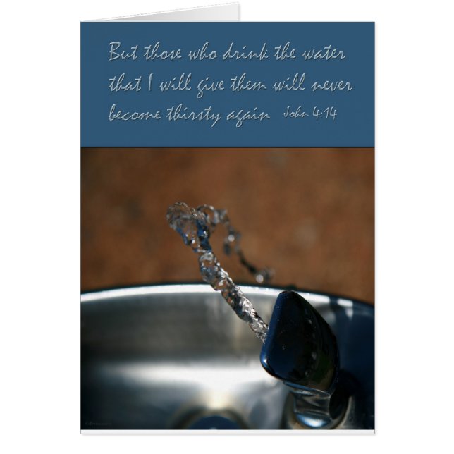 Jean 4:14 Ceux qui boivent l'eau que je donne (Devant)