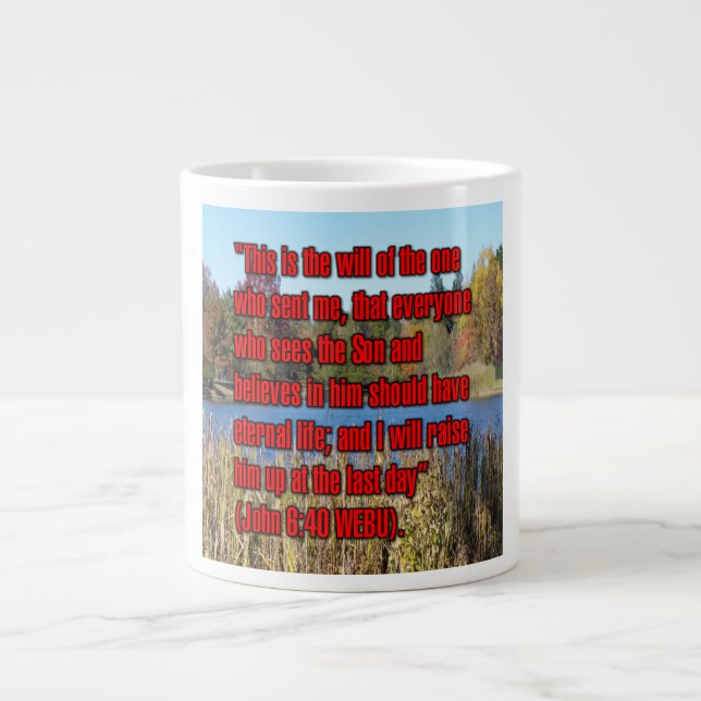 Jean 6:40 WEBU Mug (Devant)