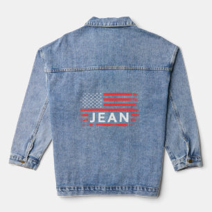 JEAN AMERICAN FLAG FOR JEAN DENIM JACKET