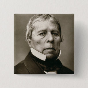 Jean Auguste Dominique Ingres (1780-1867), from 'G 2 Inch Square Button