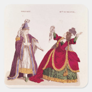 Jean-Baptiste Brizard in the role of Joad Square Sticker