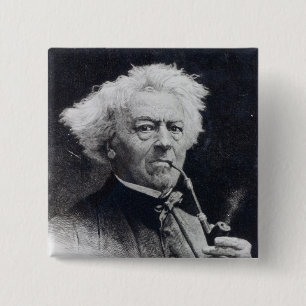 Jean-Baptiste Camille Corot 2 Inch Square Button
