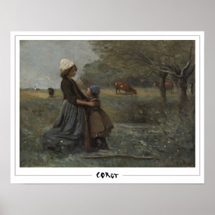Jean-Baptiste-Camille Corot Art Poster #231-2