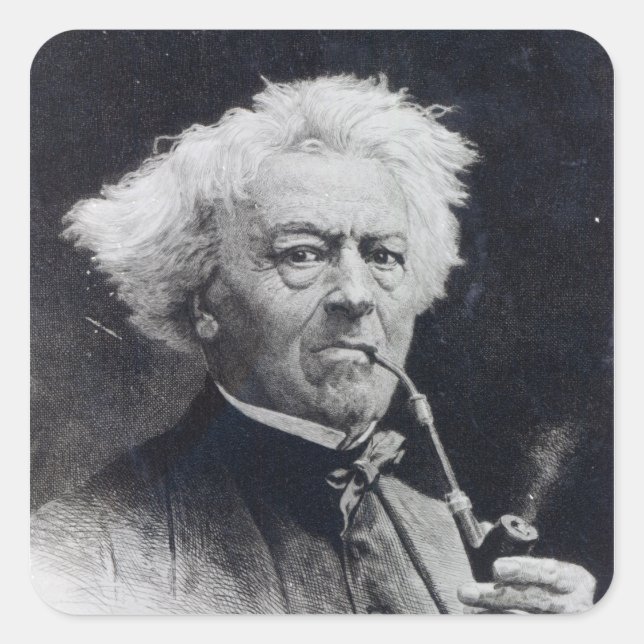 Jean-Baptiste Camille Corot Square Sticker (Front)