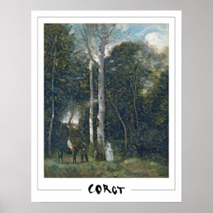 Jean-Baptiste-Camille Corot Zedign Affiche d'art #