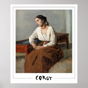 Jean-Baptiste-Camille Corot Zedign Affiche d'art #