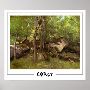 Jean-Baptiste-Camille Corot Zedign Affiche d'art #