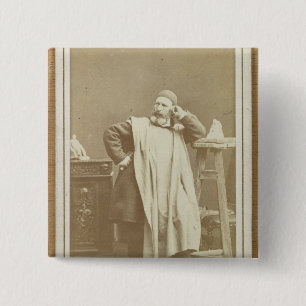 Jean-Baptiste Carpeaux 2 Inch Square Button