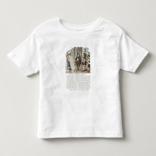 Jean Baptiste Colbert (1619-83) presents the map o Toddler T-shirt