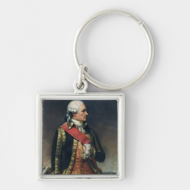 Jean-Baptiste de Vimeur  Count of Rochambeau Keychain (Front)