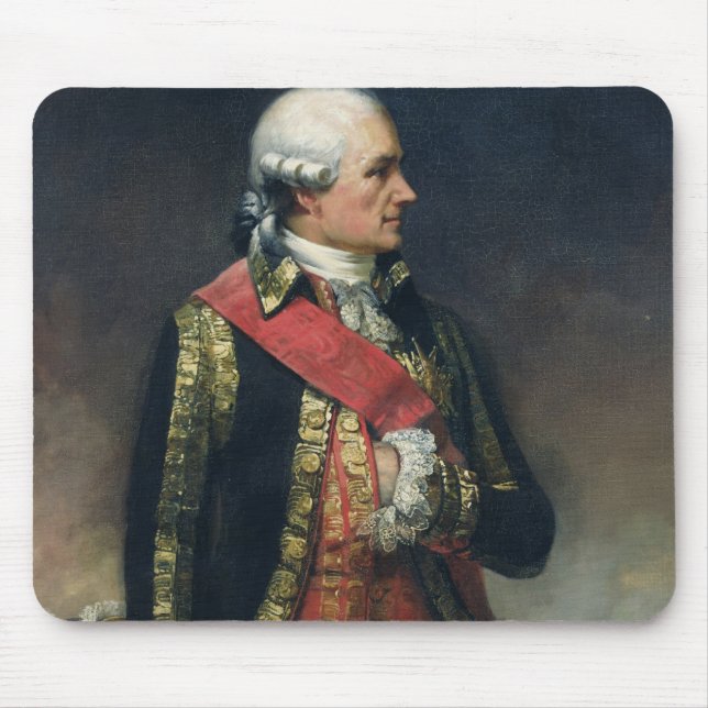 Jean-Baptiste de Vimeur  Count of Rochambeau Mouse Pad (Front)