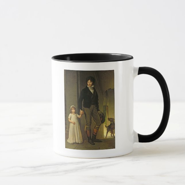 Jean-Baptiste Isabey  and his Daughter Mug (Right)
