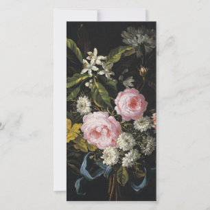 Jean-Baptiste Monnoyer - A Bouquet Of Chamomile Holiday Card