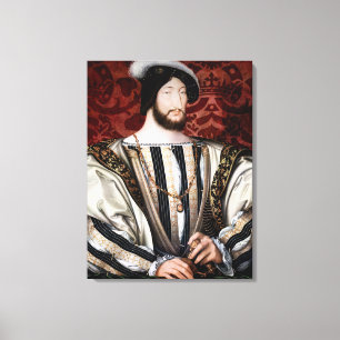 Jean Clouet - Francois I, King of France Canvas Print