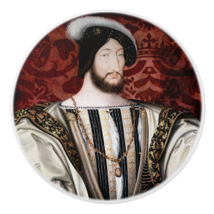 Jean Clouet - Francois I, King of France Ceramic Knob
