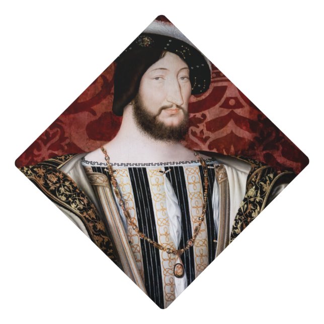 Jean Clouet - Francois I, King of France Graduation Cap Topper (Front)