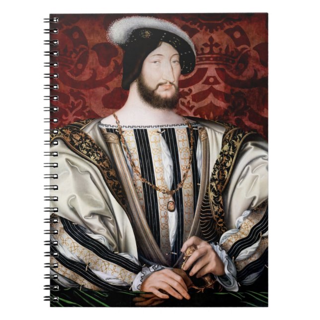 Jean Clouet - Francois I, King of France Notebook (Front)