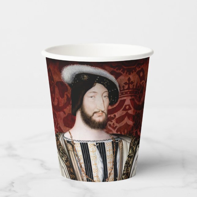 Jean Clouet - Francois I, King of France Paper Cups (Front)