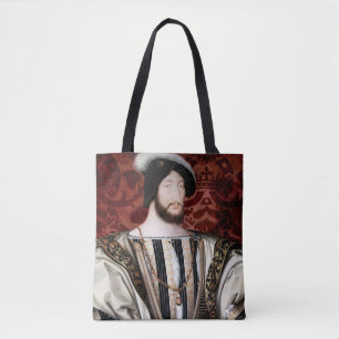 Jean Clouet - Francois I, King of France Tote Bag