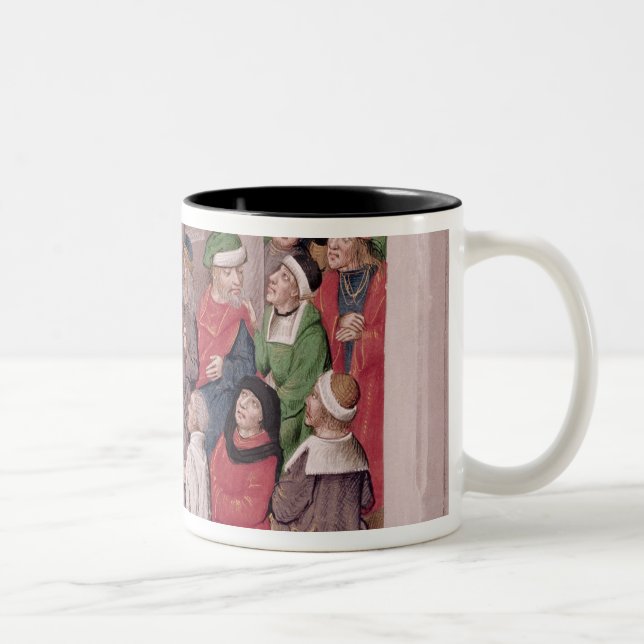 Jean de Gerson  preaching the Passion Two-Tone Coffee Mug (Right)