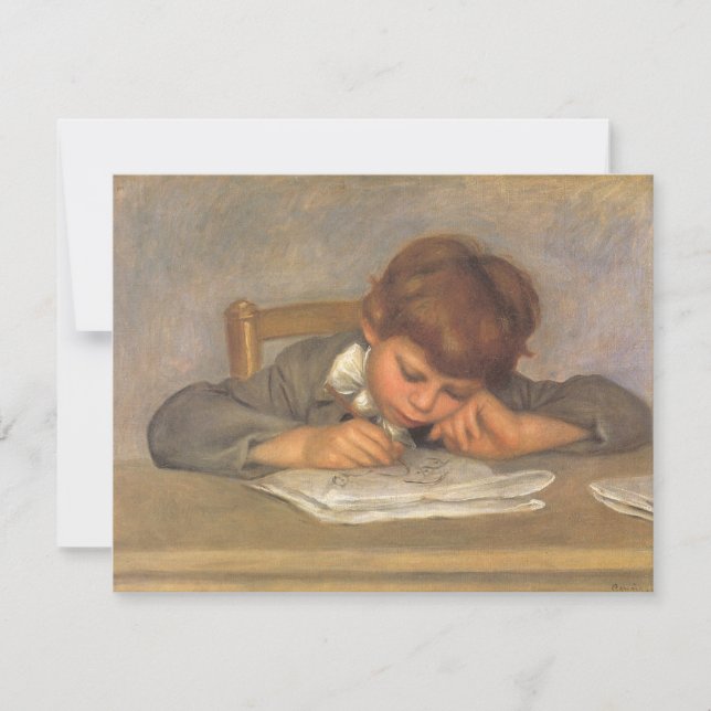 Jean Drawing by Pierre Renoir, Vintage Fine Art (Front)