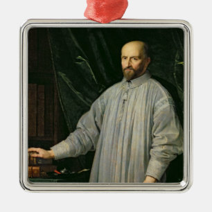 Jean Duvergier de Hauranne  Abbot of Metal Ornament