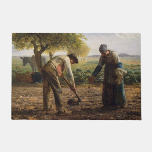 Jean-Francois Millet - Potato Planters Doormat