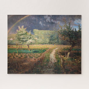 Jean-Francois Millet - Spring at Barbizon Jigsaw Puzzle