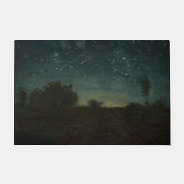 Jean-Francois Millet - Starry Night Doormat (Front)