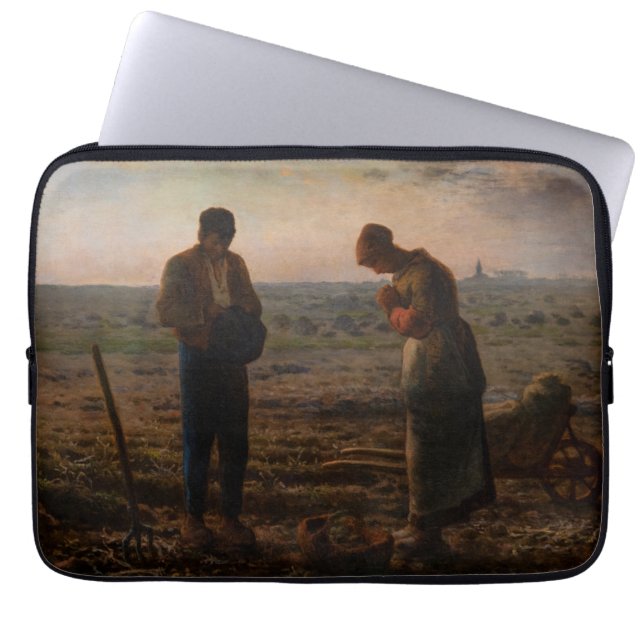 Jean-Francois Millet - The Angelus Laptop Sleeve (Front)