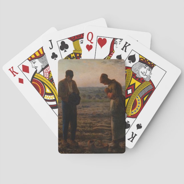 Jean-Francois Millet - The Angelus Playing Cards (Back)